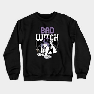 Bad Witch // Sexy Halloween Witch Crewneck Sweatshirt